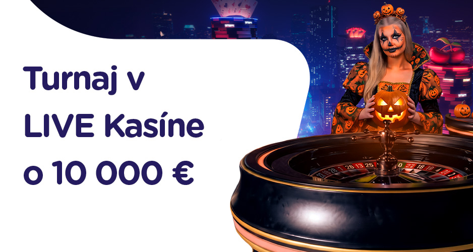 Majstrovský turnaj v LIVE kasíne